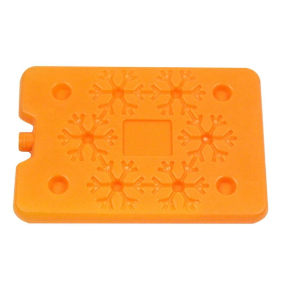 Clearance Under $4, 1 Pack 200ml Reusable Ice Pack, Slim Freezer Block, Long-Lasting Cold Pack for Coolers Lunch Boxes and Air Cooler Fans, 16.5x11x1.5cm(Orange)