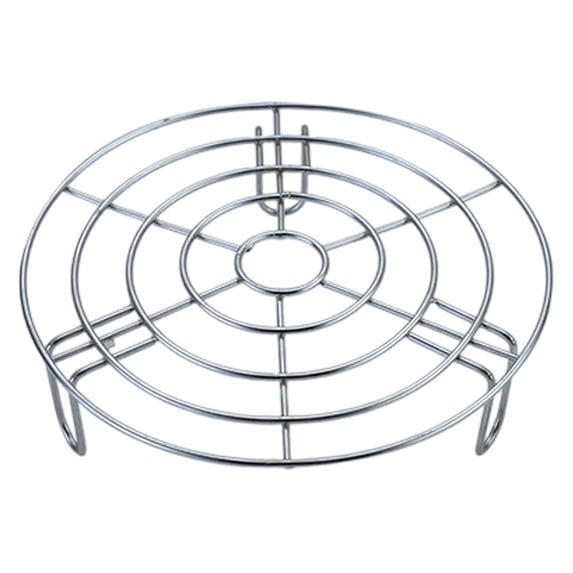 Clearance Under $4, 1 Pack Stainless Steel Steamer Rack, Round Steaming Stand with Legs for Pots and Pressure Cookers, Multi-Purpose Cooling Rack, 19.5cm(F)