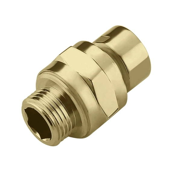 Clearance Under $4.64! 1PC Swivel Shower Adapter, Adjustable Brass Ball Joint Connector for Shower Heads, Stainless Steel, for Bathroom Renovation, (G1/2, Chrome)