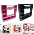 thumbnail image 1 of Clearance Under $4.99 Doll Clothes Closet with 10 Hangers, Miniature Wardrobe Storage Display for 15-17cm Dolls, Cute Dollhouse Closet Organizer for Collectors and Kids, 1 of 4