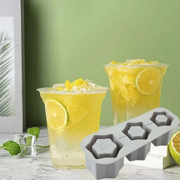 4-Hole Ice Ball Maker, Round Mold, Ice Ball Maker Mold, Round Clear Maker Mold with Silicone Cover Easy Fill and Release Ice Ball Maker for Cocktails, Drinks