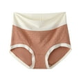 thumbnail image 1 of Joau Women's High Waisted Cotton Underwear Full Coverage No Show Briefs Soft Strech Ladies Breathable Panties, Tag Free, Available in Plus Size, 1 of 2