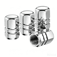 thumbnail image 1 of Clearance!!! 4-Pack Aluminum Tire Valve Stem Caps，Rust-Free Metal Screw-On Hexagon Design Caps, Universal for Cars/Trucks/Bikes/Motorcycles, 1 of 6