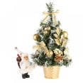 thumbnail image 1 of Clearance! 40cm Prelit Tabletop Christmas Tree with Decoration Kit and Gift Box Decoration, Mini Artificial Christmas Tree for Tabletop Decorations, 1 of 6