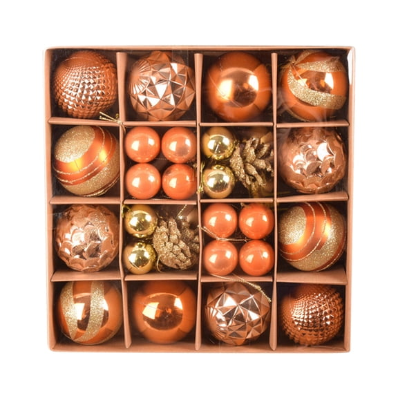 42-Pack Christmas Ball Ornaments with Strings, 60mm/2.36-Inch Large Size Baubles, Shatterproof Plastic Christmas Bulbs, Hanging Decorations for Xmas Tree, Holiday, Wedding, Party, Babyblue