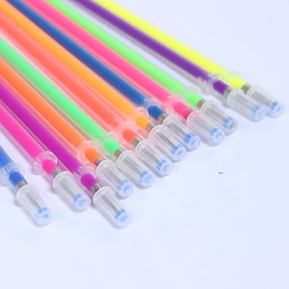 Clearance 48 Gel Glitter Pens Set Rollerball 60ml Assorted Colors For Drawing Art Craft Stationery