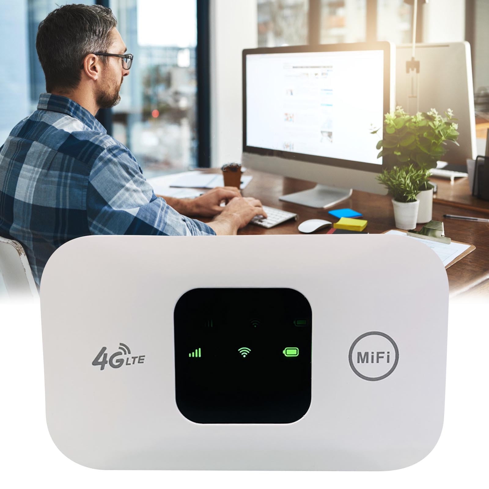 Clearance! 4G Mobile Hotspot Wireless Internet Router, High-Speed Pocket Wi-Fi for Car \u0026 Outdoor, Portable 4G Network Hotspot for Travel