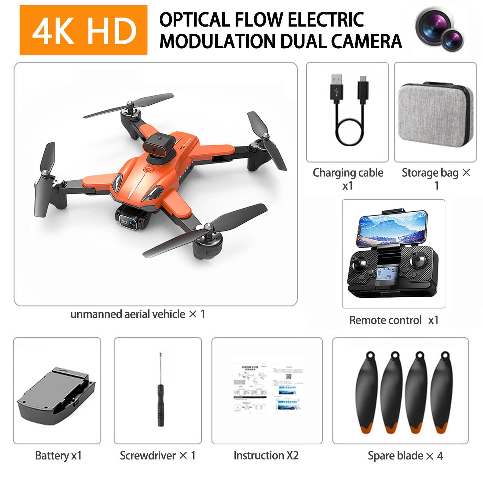 Clearance 4K Infrared Obstacle Avoidance Highdefinition Aerial