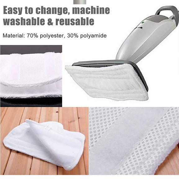 4packs Compatible Withshark Steam Mop Cloth 4 Pack Replacement Cleaning Pad