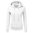 thumbnail image 1 of LEAVINGSUO Cardigan Sweaters for Women,Women Ladies Solid Hooded Pocket Long Sleeve Sweatshirt Pullover Tops Shirt, 1 of 1