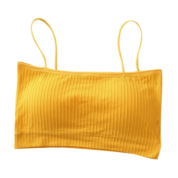 Lindreshi Womens Plus Size 5.00 Women's Bra Wire Free Underwear OnePiece Bra Everyday Underwear Wrap Chest Without Steel Bras