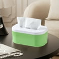 thumbnail image 1 of Clearance Under $5.00 Tissue Box Cover Rectangle Solid Color Desk Paper Organizer, Easy to Refill & Maintain Tissue Box for Kitchen, Bathroom, Home(Green), 1 of 6