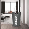 thumbnail image 1 of Clearance Under $5.09 Large Laundry Basket 90L, Tall Freestanding Clothes Hamper with Soft Handle, Foldable Collapsible Laundry Bag for Bedroom, Bathroom, and Dorm Room, 1 of 4