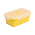 thumbnail image 1 of Clearance Under $5, 1 Pack Collapsible Silicone Food Storage Container, 850ml Reusable Lunch Box with Lid, Microwave and Freezer Safe Bowl for Meal Prep and Travel(Yellow), 1 of 6
