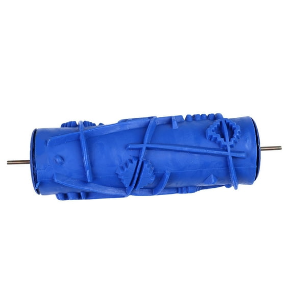 Clearance Under $5.39! 1PC Wall Pattern Printing Roller, Soft Rubber Texture Tool for Interior Decor & Craft, Rubber, for Home Renovation, (14.5cm, Blue)