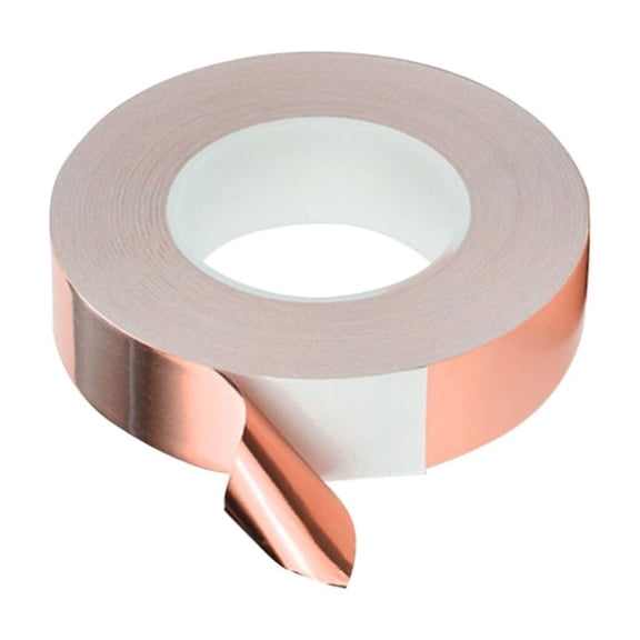 Clearance Under $5.44! 1PACK Copper Foil Tape, 30mm x 20m Self-Adhesive Conductive Tape for Garden & Electronics, Copper, for Snail Protection & Shielding, (30mmx20m, Gold)