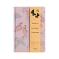 thumbnail image 1 of Clearance Under $5.84! 1PC A5 Fabric Hardcover Journal, Butterfly Embroidery Notebook with 4 Style Pages, Paper, for Journaling & Planning, (21x14.5cm, Pink), 1 of 4