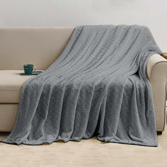 Clearance Under $5 Boovnll 30x40" Throw Blanket, Super Soft & Cozy Lightweight Solid Color Flannel Blankets, Machine Washable Microfiber for All Season Home, Office, Living Room, Couch, Sofa, Blanket