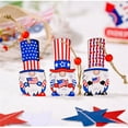thumbnail image 1 of Clearance Under $5 Boovnll 4th of July Tree Decorations, 9Pcs Wooden Red White Blue Gnomes Memorial Day Ornaments, 4th of July Ornaments for Patriotic Party Hanging Decor, 4th of July Decorations, 1 of 8