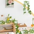 thumbnail image 1 of Clearance Under $5 Boovnll 6.5FT Flower Garland, Artificial Roses Garland Wreath Vines Green Spring Garland for Home, Farm, Fireplace, Table, Wall, Wedding Arch, Party Decor, Garland, 1 of 6