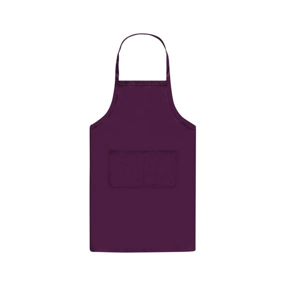 Clearance Under $5 Boovnll Aprons for Women with Pockets, Unisex Adjustable Waterproof Aprons for Cooking 2 Pockets Chef Apron for Kitchen Cooking, Baking, Grilling, Working, Apron (Purple)