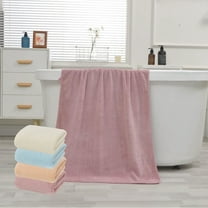 Clearance Under $5 Boovnll Bath Towels, 28x55" Super Soft & Highly Absorbent Quickly Dry Flannel Towels, Thicken Microfiber for Bathroom, Hotel, Pool, Gym, Spa, Beach, Daily Use, Towels for Bathroom
