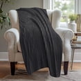 thumbnail image 1 of Boovnll Bunny Blanket, Super Soft & Warm Faux Rabbit Fur Throw Blanket, Lightweight Microfiber Machine Washable for Bedroom, Living Room, Chair, Couch, Sofa, Blanket - (28x39"), 1 of 6