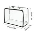 thumbnail image 1 of Clearance Under $5 Boovnll Clear Storage Bags, Large Capacity Foldable Clothe Storage Bag, Closet Organizer Storage Containers With Handles Thicken Fabric for Clothing, Storage and Organization, 1 of 3