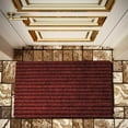 thumbnail image 1 of Clearance Under $5 Boovnll Door Mat Outside Entrance, 16x24" Soft Absorbent Thicken Fleece Catch Mud Non-Slip Back Sstripe Front Door Mat for Outdoor, Indoor, Entrance, Kitchen, Bathroom, Door Mat, 1 of 6