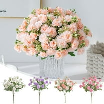 Clearance Under $5 Boovnll Fake Flowers - Fake Lilac Bouquet UV Resistant Lifelike Silk Flowers, No Fade, Fake Flowers for Wedding, Party, DIY Tables Centerpiece Decor, Artificial Flowers