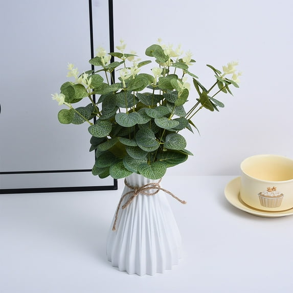 Clearance Under $5 Boovnll Fake Plants, Realistic Simulation Mini Potted Plants, Artificial Plants Indoor, Outdoor, Home, Living Room, Office, Desk, Shelf, Window, Spring Decor, Fake Plant