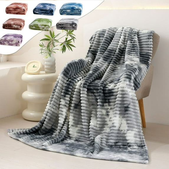 Clearance Under $5 Boovnll Faux Fur Throw Blanket, 28x39" Super Soft & Warm Thicken Bunny Blanket, Throw Blanket, Lightweight Machine Washable for Bedroom, Living Room, Bed, Couch, Camping, Blanket