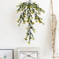 thumbnail image 1 of Clearance Under $5 Boovnll Hanging Flowers, Artificial Hanging Plants, Lifelike Flowers, No Fade, UV Resistant, Artificial Flowers for Indoor/ Outdoor Wedding, Party, DIY Tables Decor, Fake Flowers, 1 of 6