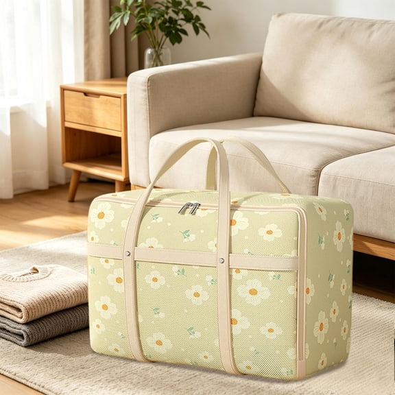 Clearance Under $5 Boovnll Moving Bags, Large Capacity Portable Foldable Heavy-Duty Thickened Storage Bags with Zippers & Handles for Home, Travel, Clothes, Comforters, Storage and Organization
