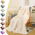 thumbnail image 1 of Clearance Under $5 Boovnll Throw Blanket - 28x39" Super Soft & Cozy Solid Color Lightweight Flannel Blankets - Machine Washable Microfiber for All Season Home, Living Room, Couch, Blanket, 1 of 6