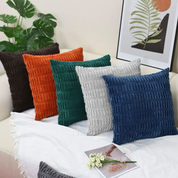 Clearance Under $5 Boovnll Throw Pillow Covers, Modern Stylish Soft & Cozy, Solid Color Velvet Pillow Covers 16x16" for Home, Living Room, Bedroom, Sofa, Couch, Home Decor, Pillow Covers