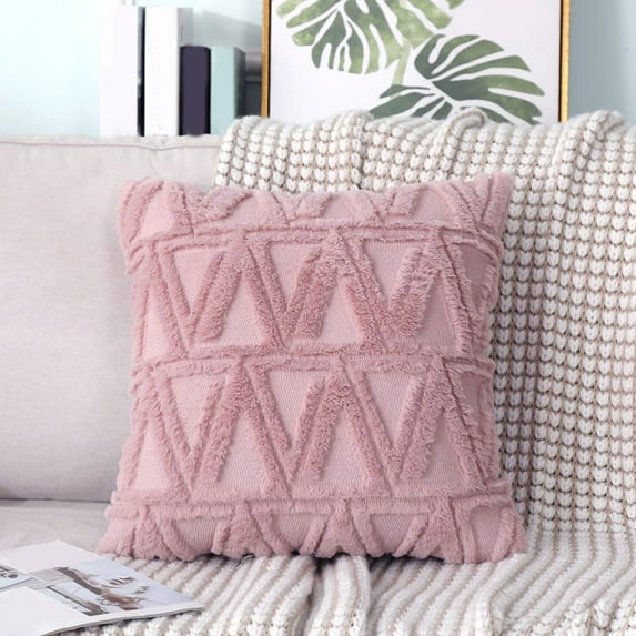 Clearance Under $5 Boovnll Throw Pillow Covers, Modern Stylish Soft & Cozy, Solid Color Velvet Pillow Covers 16x16" for Home, Living Room, Bedroom, Sofa, Couch, Home Decor, Pillow Covers