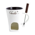 thumbnail image 1 of Clearance Under 5$ Chocolate Cup, Dienrx Style Ceramic Fondue Set with in Heating Perfect for Melting and Making S' Elegant Design for Parties and Gatherings, 1 of 8