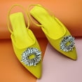 thumbnail image 1 of Clearance Under $5 Clothing for Girls,AXXD Women's Shoes Bowknot Beach Summer Slippers Platform Slope Heels Plus Size Shoes for Girls' Easter Outfits Yellow 8.5, 1 of 8