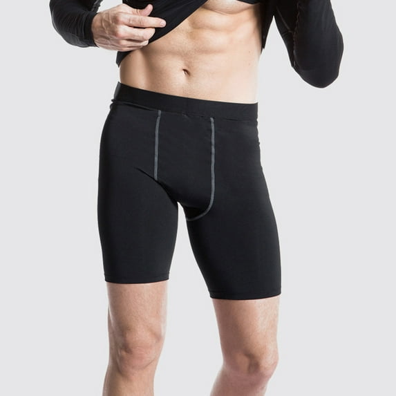 Clearance Under $5 Clothing Man!AXXD Mens Shorts Clearance Clothing Under $5,Sport Shorts Men Gym Compression Athletic Running Quick-drying For Big&Tall L Black grey
