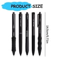 thumbnail image 1 of Clearance 5 Count Gel Ink Pen Set, Cute Note Taking 0.5mm Fine Point, Retractable Black Ink Pens for Journaling, Aesthetic Office Supplies, Nurse Pens (Black), 1 of 6