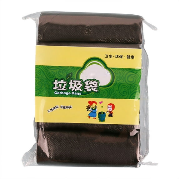 Clearance Under 5$ Dienrx 5 Gallon Garbage Bagss, 5 Roll Garbage Bag with New Materials 5 Roll Household Plastic Bag Color Disposable Garbage Bag, 5 Rolls of New Material Garbage Bags