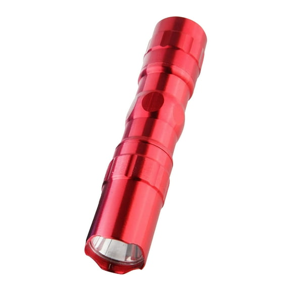 FAMTKT LED Mini Long Range Strong Flashlight No. 5 Battery Aluminum Alloy Home Emergency Outdoor Camping and Hiking Gift Light, Home Accessories