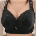 thumbnail image 1 of Fashion Bras for Women Plus Size Full Coverage Traceless Comfortable No Steel Ring Breathable Gathering Front Opening Buckle Bra Woman Underwear, 1 of 6