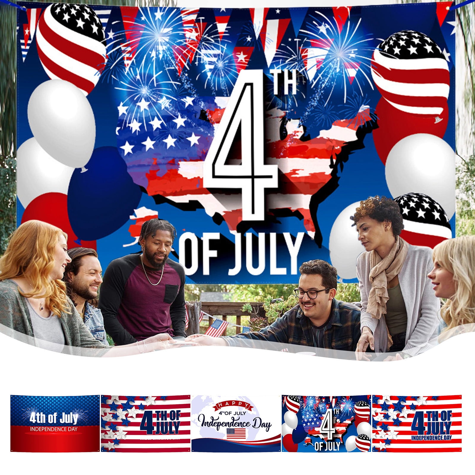 Clearance under $5 Fufafayo Independence Day Decorations