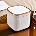 thumbnail image 1 of under $5 Fufafayo Kitchen Trash Can with LidSmall Garbage Can Compost Bin Countertop, Under Sink Indoor Trash Bin for Kitchen, Bathroom, Cabinet Trash Can Hanging, 1 of 8