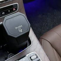 under $5 Fufafayo Mini Plastic Trash Can with Swing Top Lid 1.25 Gallon Compact Small Waste Bin Portable Garbage Can for Countertop, Desktop, Make up Vanity, Bathroom, Car, Under Sink