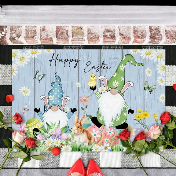 Clearance Under $5 Happy Easter Supplies, Hot Easter Floor Mats Home Entry Mats Holiday Decorative Door Mats Carpet 4 Basement Rugs for Floor Throw Blanket Knot