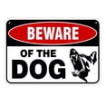 thumbnail image 1 of [Clearance Under 5$-Household Pendant], FNGZ Beware of Dog Wall Sign Wrought Iron Sign Decorative Warning Dog Sign, There Sign Beware of Are Sign Dog the Dogs Metal Home Decor, Hangs, 1 of 1