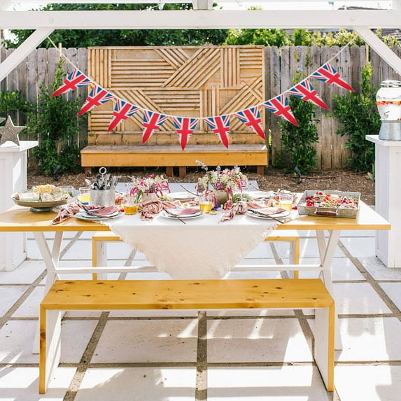 Clearance Under $5! InsCrazy 4th of July Decorations USA Flag Celebration USA Flag Decorative Fireplace Red White Blue Theme Party Decoration Supplies Memorial Day American Flag